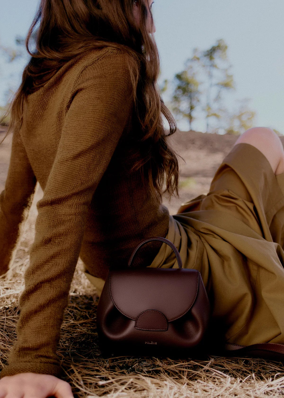 Nola Mini Handbag –  Burgundy