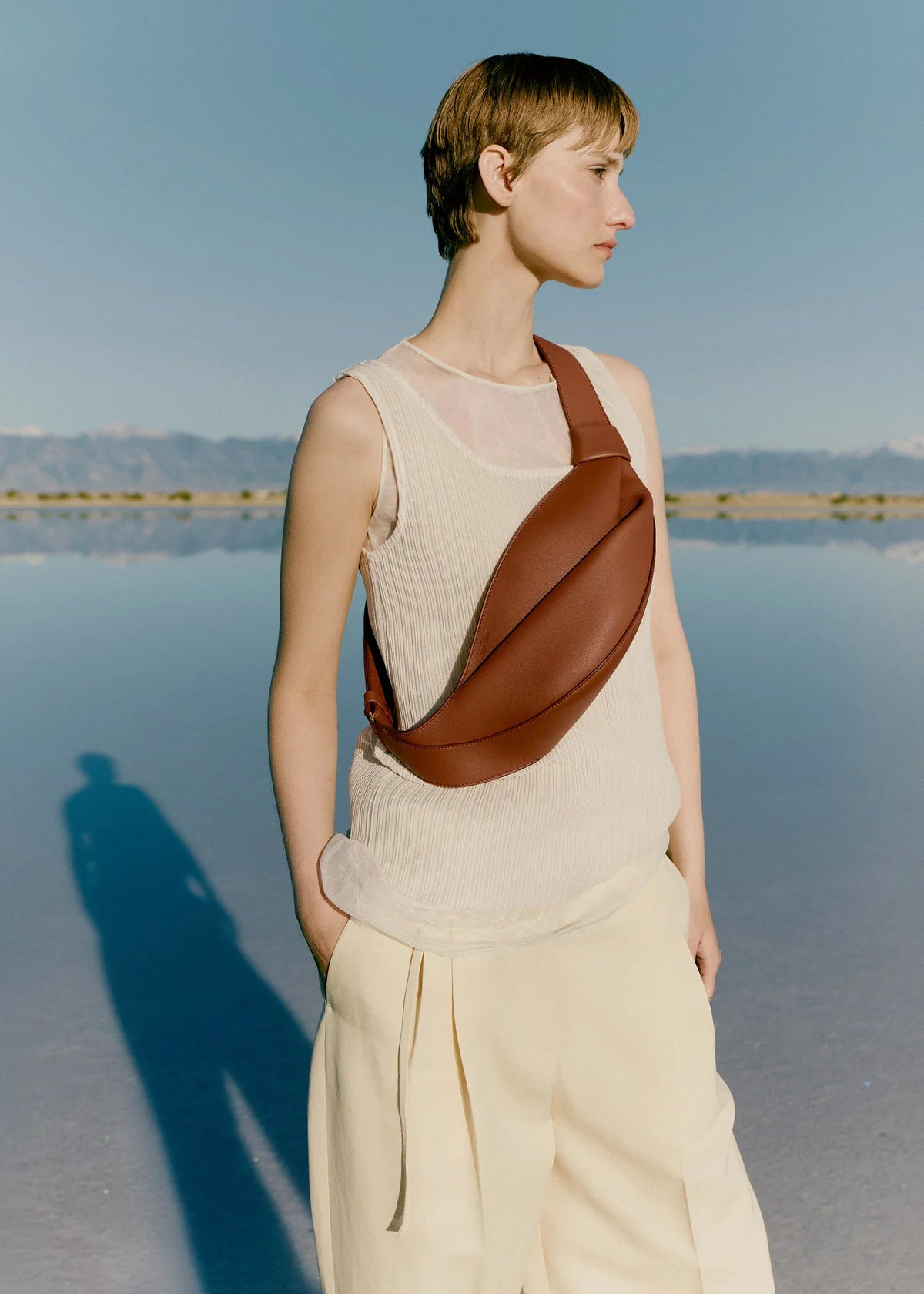 Neyu Soft Hobo - Cognac