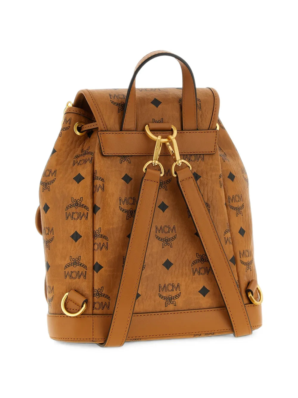 Utility Backpack in Cognac Visetos