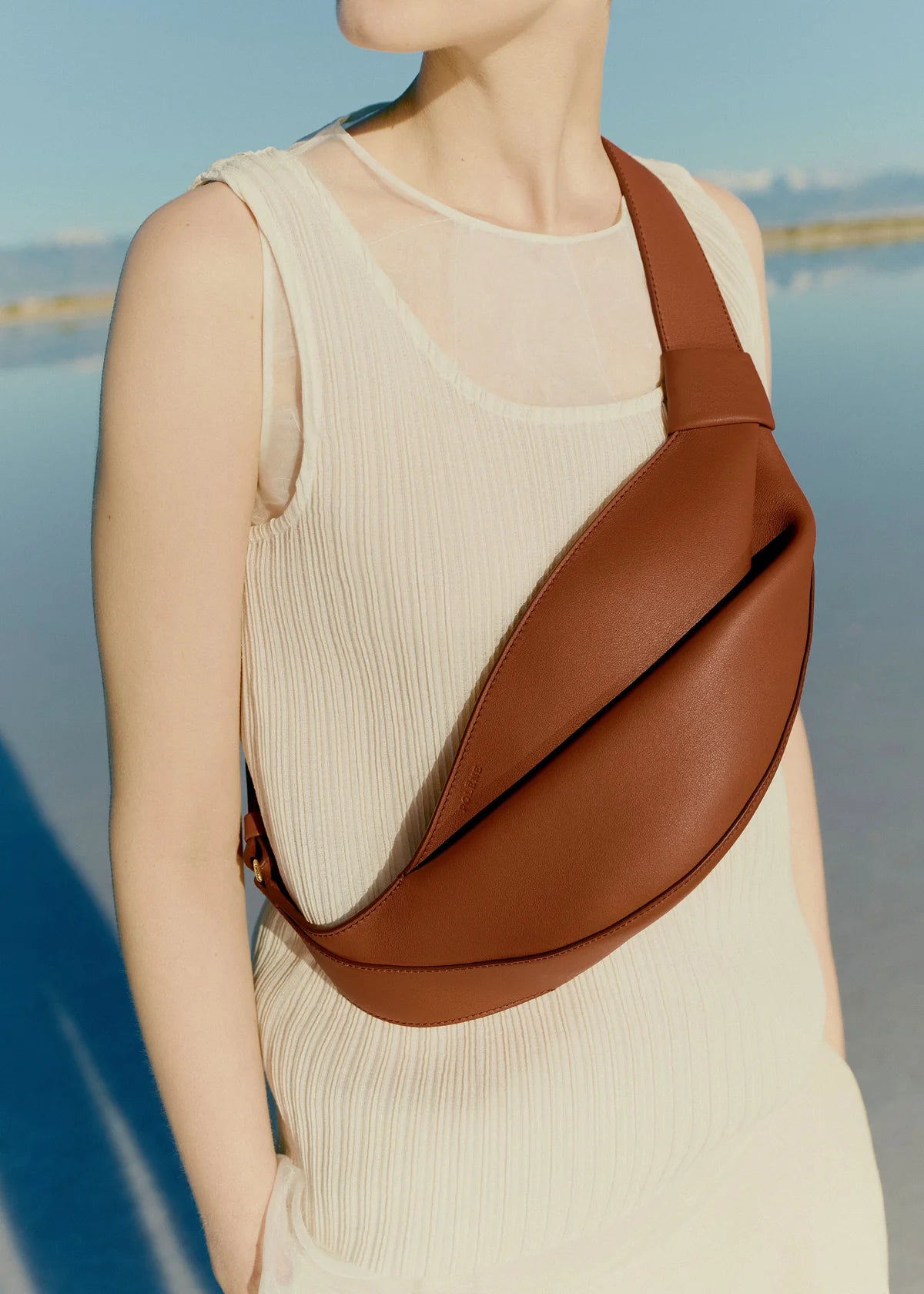 Neyu Soft Hobo - Cognac