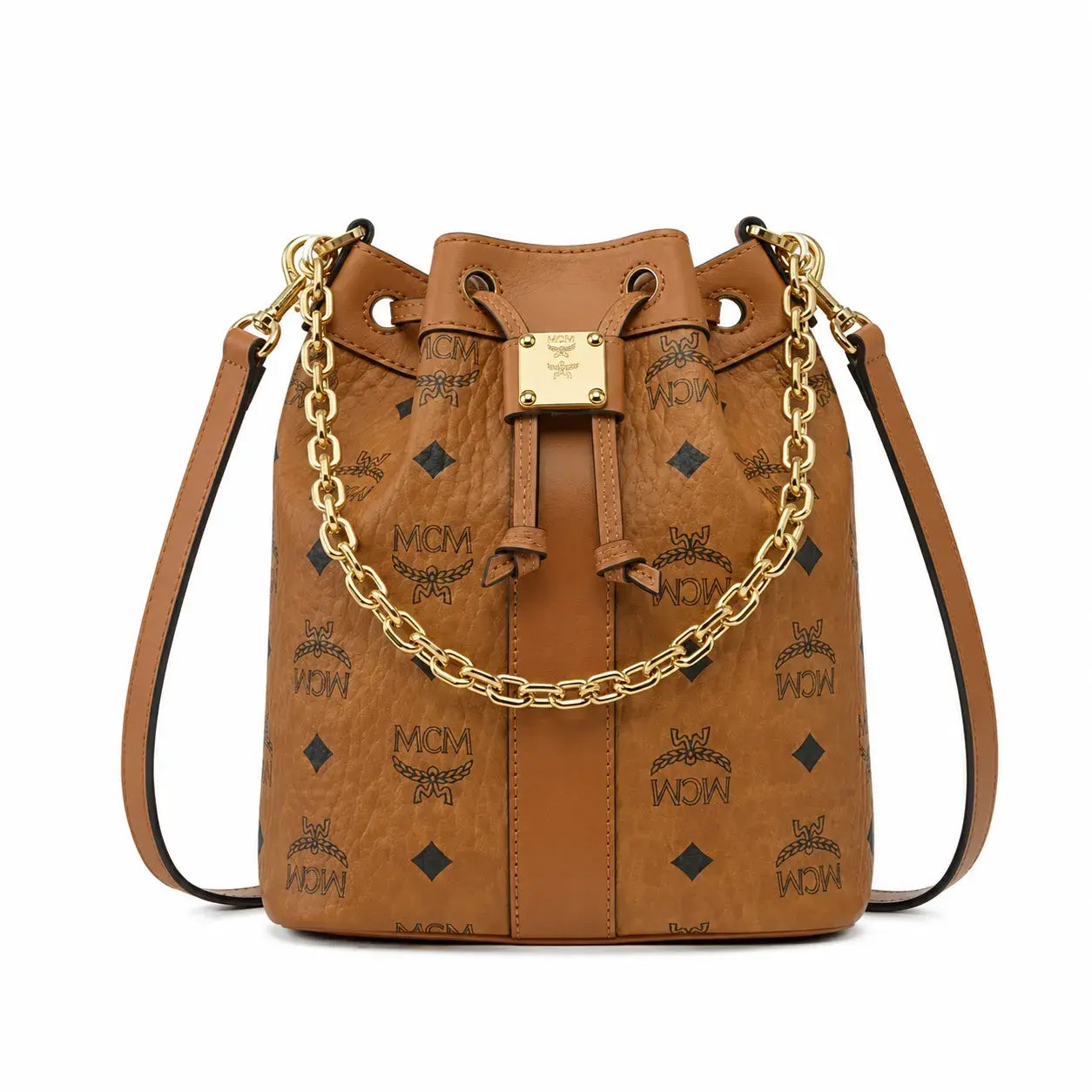 Heritage Drawstring Bag – Cognac