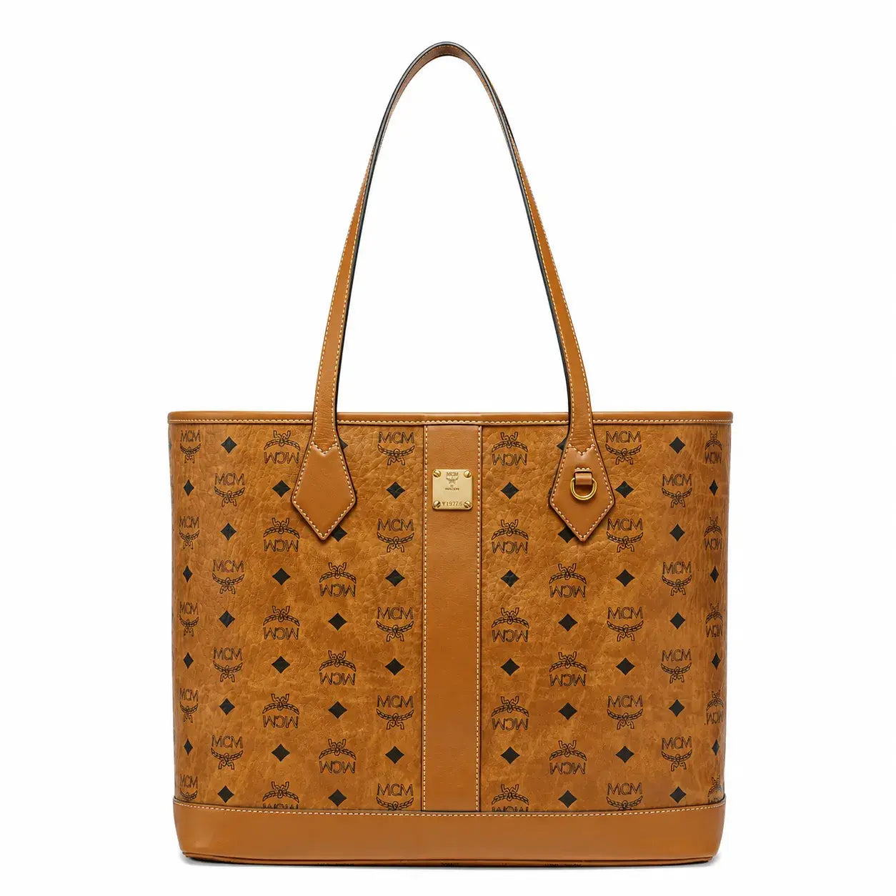 Shopper Tote in Cognac Visetos
