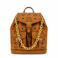 Utility Backpack in Cognac Visetos