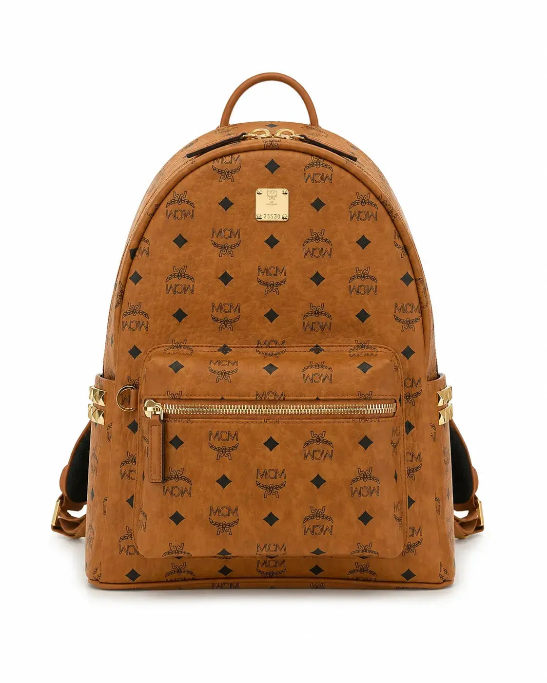 Stark Medium Backpack in Cognac Visetos