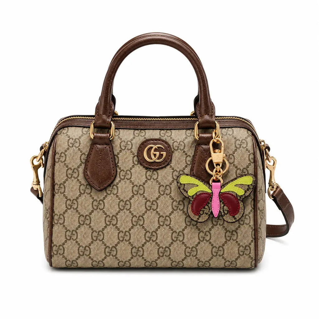 GG Supreme Butterfly Bag Charm – Multicolor