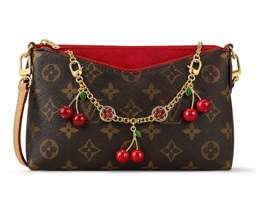 LV Cherry Monogram Bag Chain