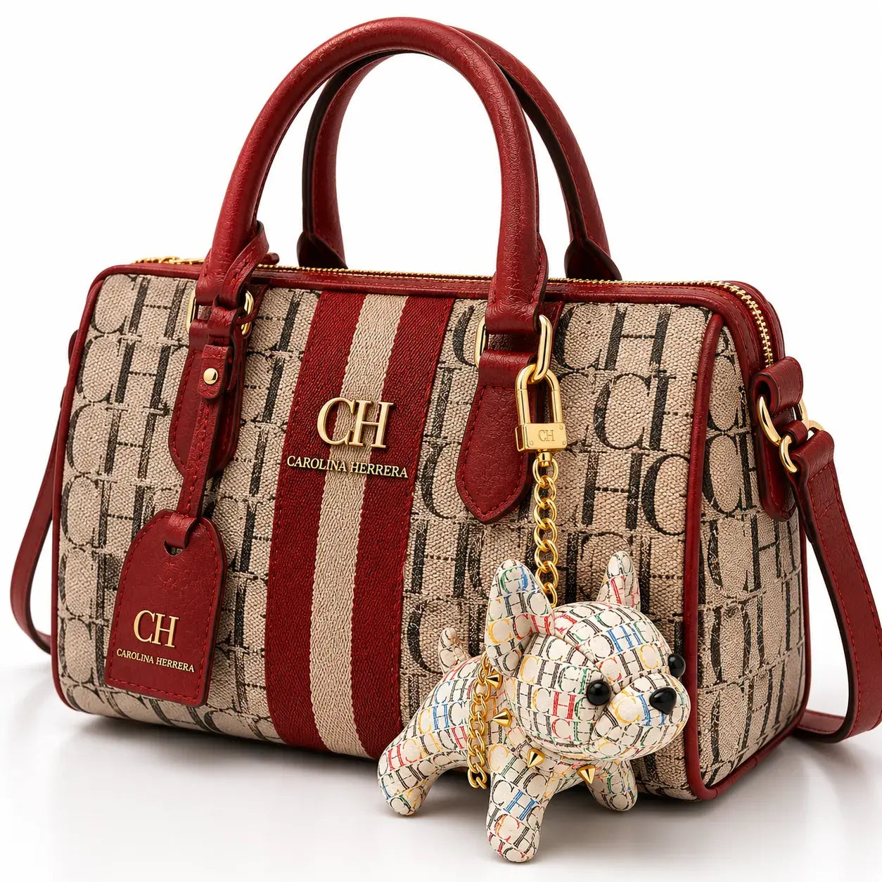 CH Monogram Dog Bag Charm