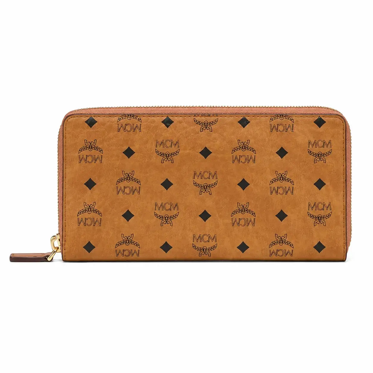 Aren Zip Around Wallet – Cognac