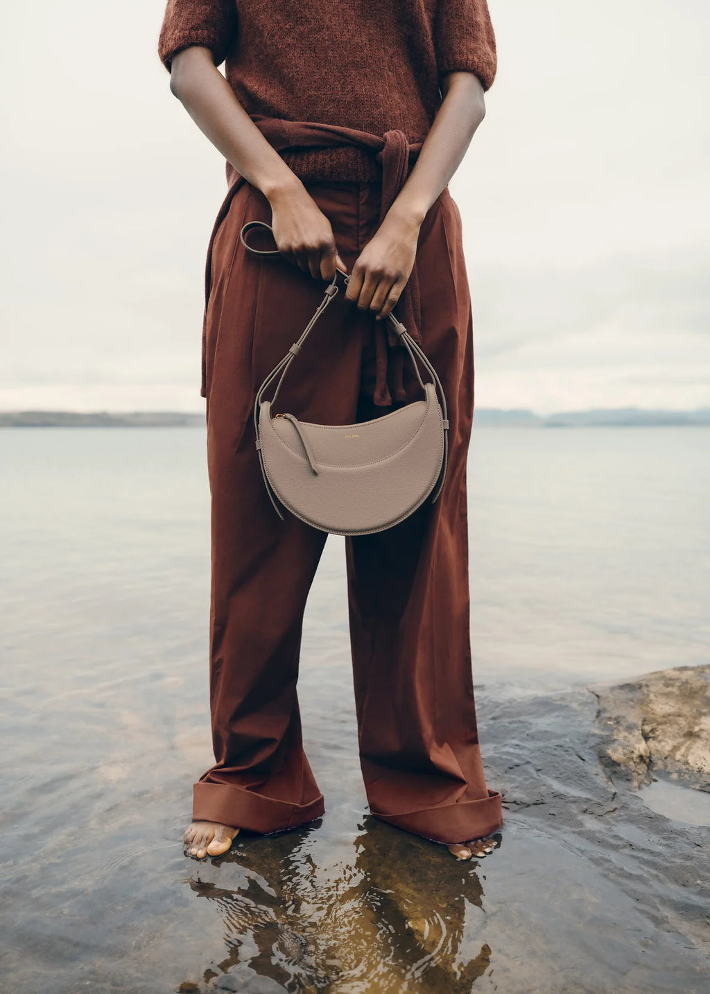 Numéro Dix Curve Bag - Taupe
