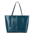 Leather Tote Bag Burgundy