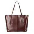 Leather Tote Bag Brown