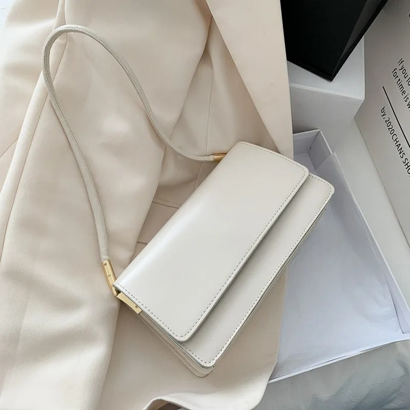 Mini Flap Bag White