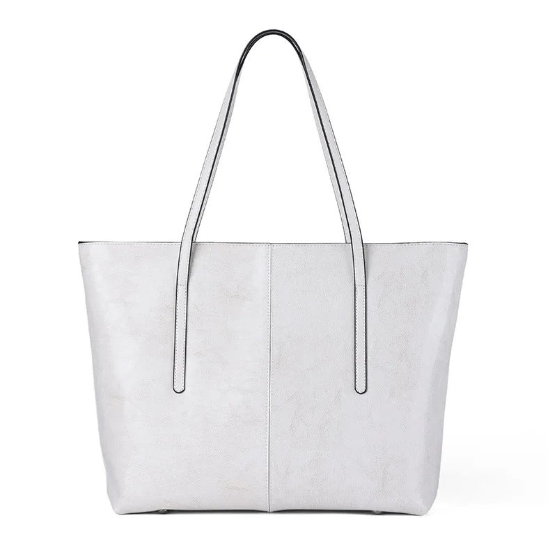 Leather Tote Bag Black
