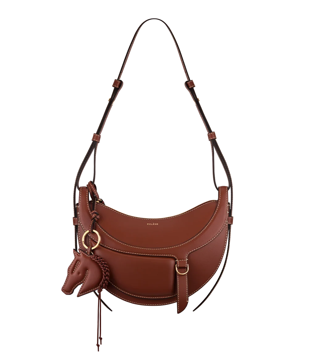 Numéro Dix Curve Bag - Cognac